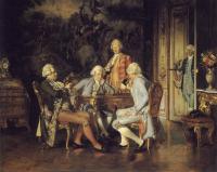 Johann Hamza - The Chess Players